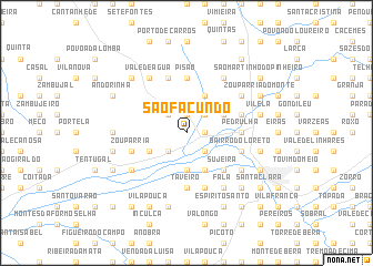 map of São Facundo