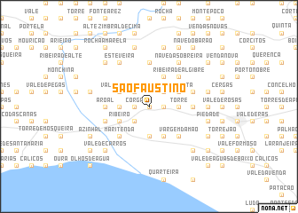 map of São Faustino