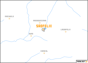 map of São Félix