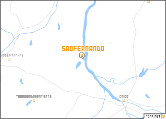 map of São Fernando