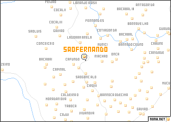 map of São Fernando