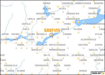 map of São Fins