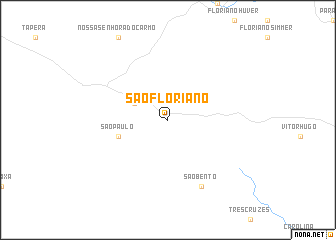 map of São Floriano