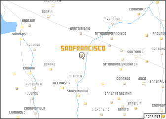 map of São Francisco