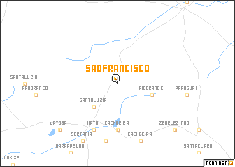 map of São Francisco