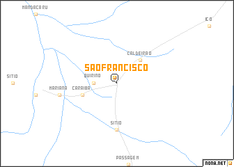 map of São Francisco