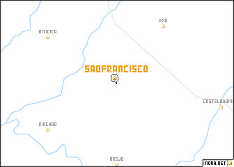 map of São Francisco