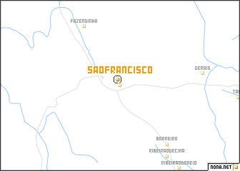 map of São Francisco