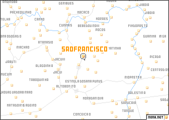 map of São Francisco