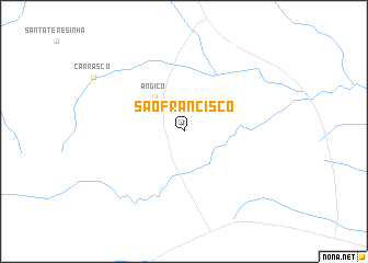 map of São Francisco