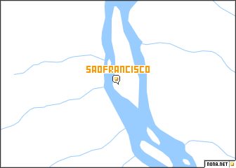 map of São Francisco