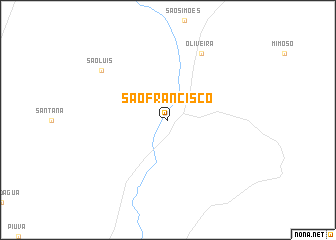 map of São Francisco