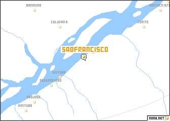 map of São Francisco