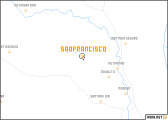 map of São Francisco