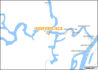 map of São Francisco