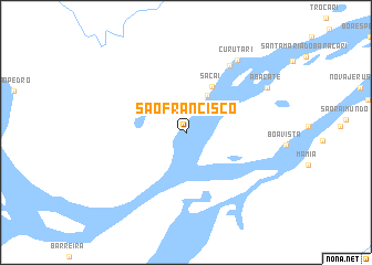 map of São Francisco