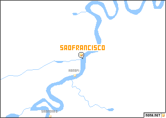 map of São Francisco