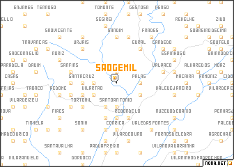 map of São Gemil