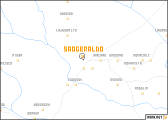 map of São Geraldo