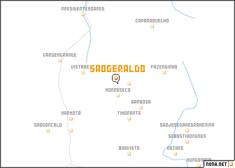 map of São Geraldo