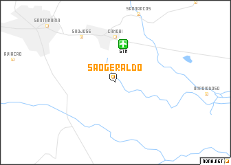 map of São Geraldo