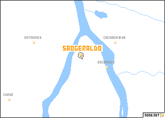 map of São Geraldo