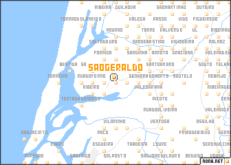 map of São Geraldo