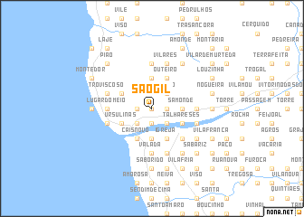 map of São Gil