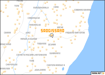 map of São Gissamo