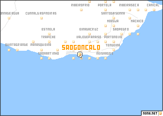 map of São Gonçalo