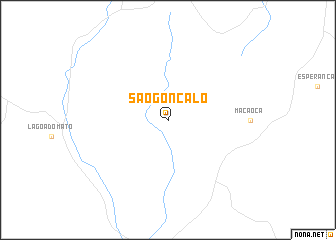 map of São Gonçalo