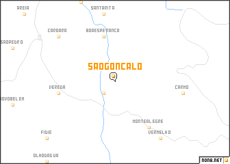 map of São Gonçalo