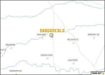 map of São Gonçalo