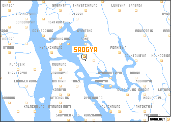 map of Sa-o-gya