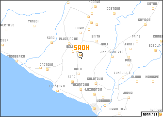 map of Saoh