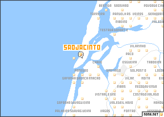 map of São Jacinto