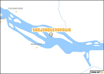 map of São João de Marauiá