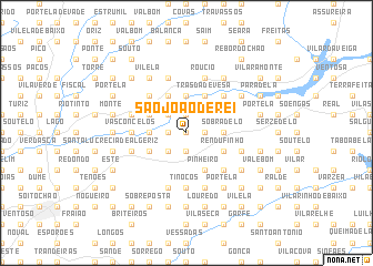 map of São João de Rei