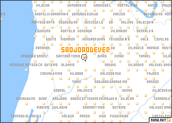 map of São João de Ver