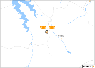 map of São João