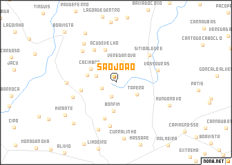 map of São João