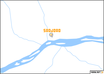 map of São João