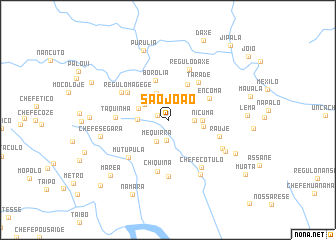 map of São João