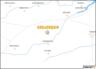 map of São Joaquim