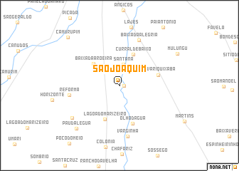 map of São Joaquim