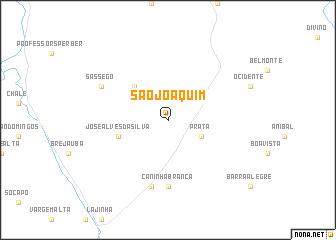 map of São Joaquim