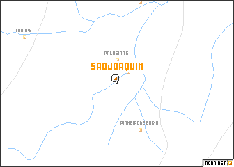 map of São Joaquim