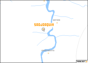 map of São Joaquim