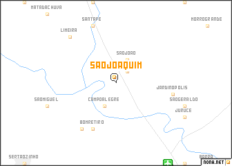 map of São Joaquim