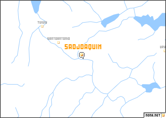 map of São Joaquim